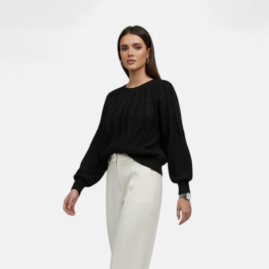 Eliaro Jersey Blanco Mujer | Corte Holgado, Suave y Ligero 1