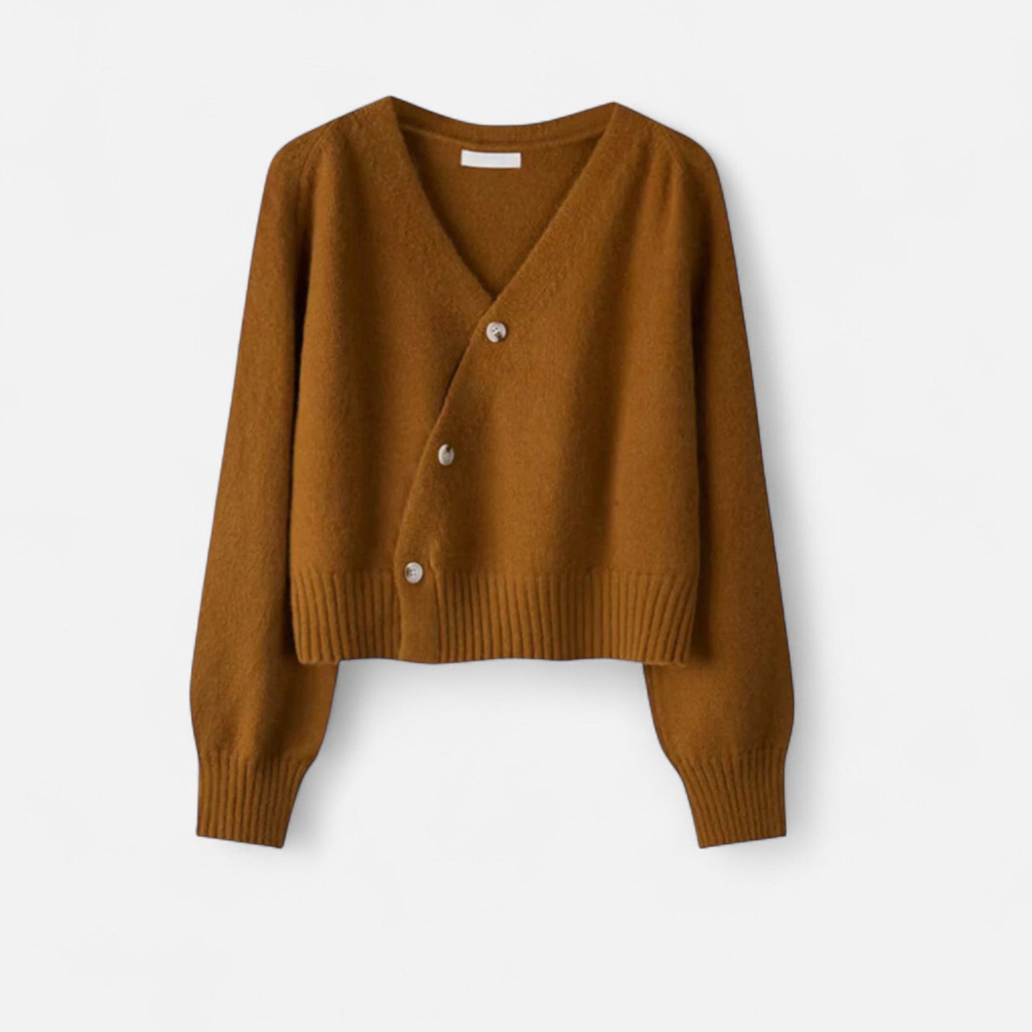 Eli Cárdigan Mujer | Lana Premium, Diseño Moderno en Gris 6