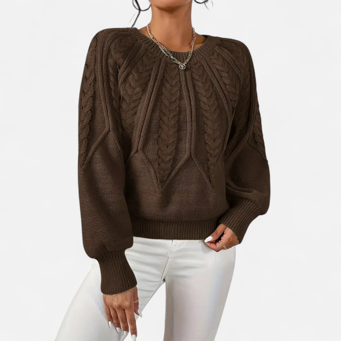 Eliaro Jersey Blanco Mujer | Corte Holgado, Suave y Ligero 10
