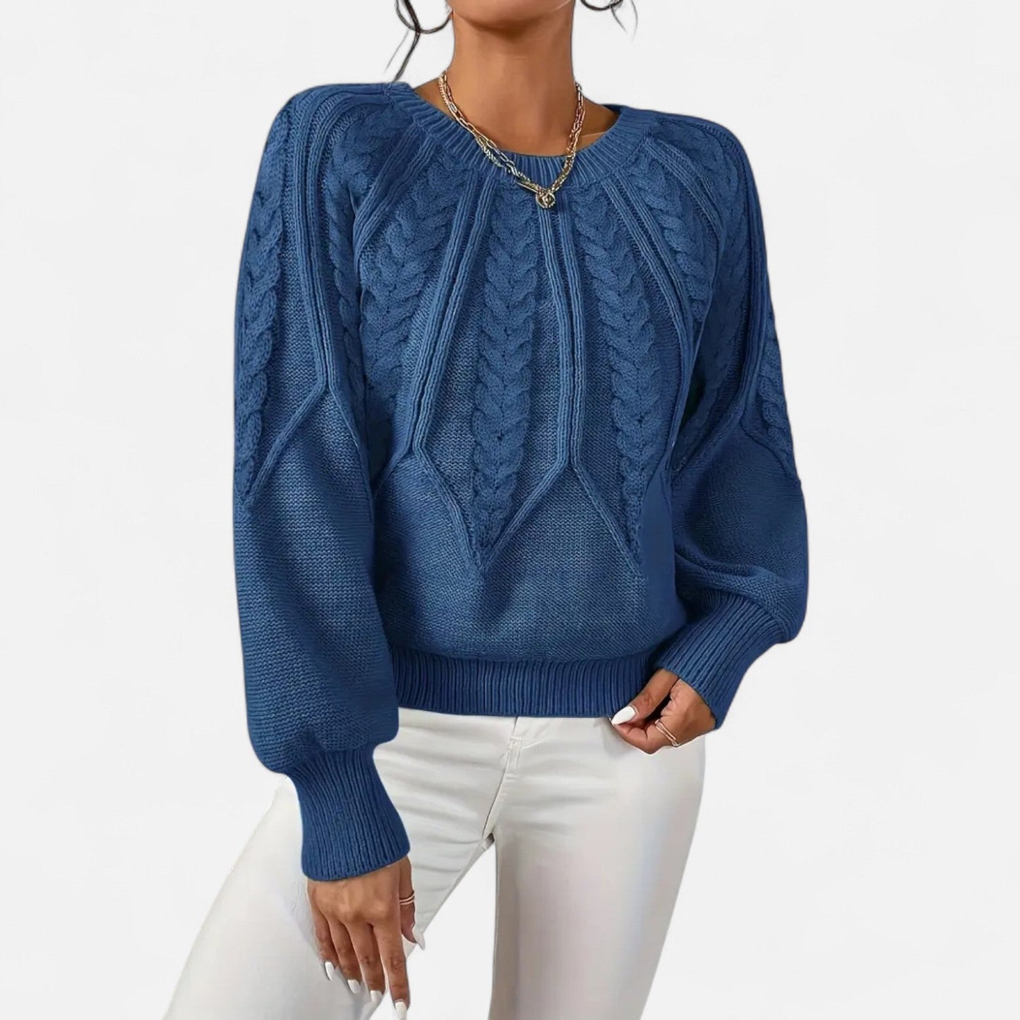 Eliaro Jersey Blanco Mujer | Corte Holgado, Suave y Ligero 11